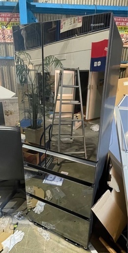 【岐阜市六条江東引取限定】Panasonic 冷蔵庫　NR-F502XPV-X 2017年　501L フレンチドア