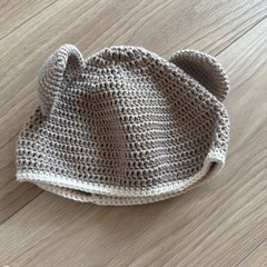 ハンドメイド　くまちゃん帽子