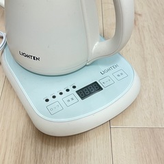 【美品】電気ケトル ケトル 温度調節 保温機能 自動OFF コーヒードリップ 軽量 電気 ポット 細口 の画像
