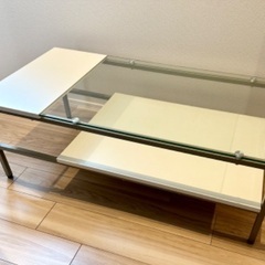 【定価2万円弱】ニトリのローテーブル／重厚感あり◎