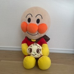 アンパンマン　バイキンマン　ぬいぐるみの画像