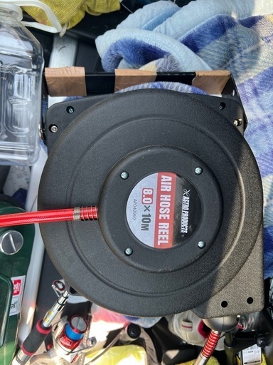エアーホース巻取り機？