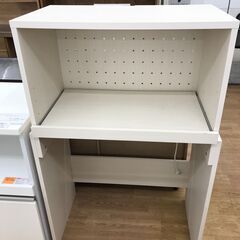 ★ジモティー割あり★KJ10020  レンジ台 アイボリー H1...