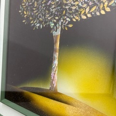 貝細工で作られた絵画の画像