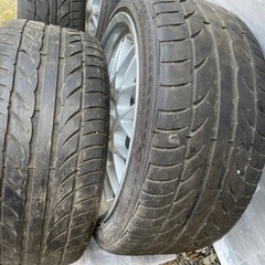 BBS タイヤホイルセット前後サイズ違いの画像