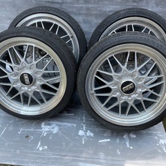 BBS タイヤホイルセット前後サイズ違いの画像