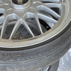 BBS タイヤホイルセット前後サイズ違いの画像