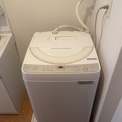 洗濯機　シャープ製　6.0kg