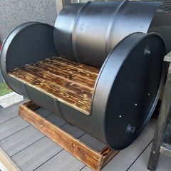 ドラム缶リメイクチェア　オーダー可能！！の画像