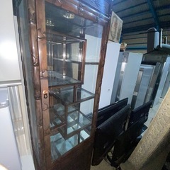 高級家具 中国 キュリオケース 飾り棚 唐木 花梨 照明付の買取実績