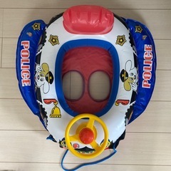 浮き輪 うきわ ハンドル付き 足いれタイプの画像