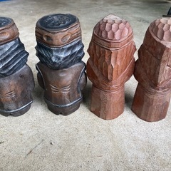 アイヌ人木彫り　値下げしましたの画像