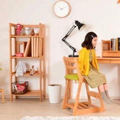 美品⭐︎子供　学習デスク　本棚　ERIS KIDS 50 RACK ISSEIKI　の画像