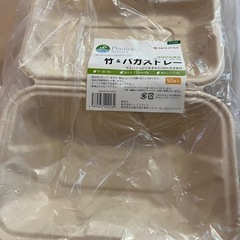 バガス素材　使い捨て弁当容器40枚以上