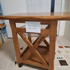 キッチン用キャスター付きワゴン