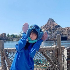 スティッチ　ディズニー公式　被り物