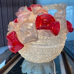 花柄ランプ　値下げしましたの画像
