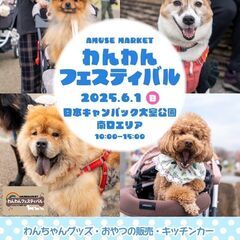 わんちゃんと子どもと一緒に公園で『わんわんフェスティバル』