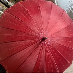 16本骨🌸和柄傘👘数回のみ使用 淵桜の画像