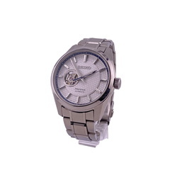 セイコー SEIKO 腕時計 プレサージュ メカニカル 裏スケルトン 6R38-00A0 シルバーの画像