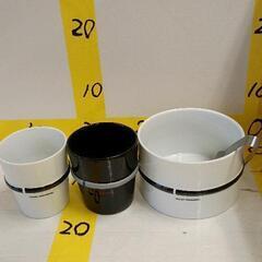 0513-139 陶製タンブラー　アイスペール　トングセット