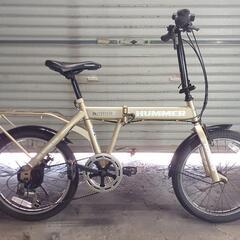 自転車中古　折りたたみ　HUMMER　外装6段変速　タイヤ20イ...