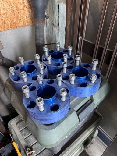 JLラングラー ワイトレ　50mm pcd127 アルミ　ジープ　四駆　クロカン