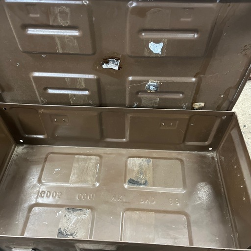 大砲用弾薬箱 ブラウン　アンモボックス 大砲用弾薬箱 ブラウン アンモボックス 大砲用弾薬箱 ブラウン アンモ