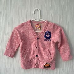 JAM ジョイフルモンスター　ピンク カーディガン　90cm　キ...