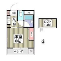 💚💛フリーレント1ヶ月付き💛💚敷礼ゼロ🎶角部屋✨宇都宮駅バス13...