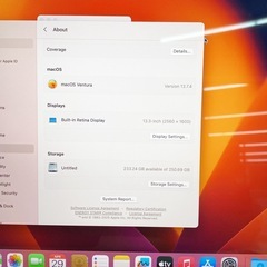 MacBook Pro2017 A1708 SSD 250GB 16GB i5の画像