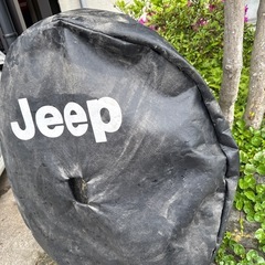 JLラングラー 純正スペアタイヤカバー　ジープ　四駆　JEEPの画像