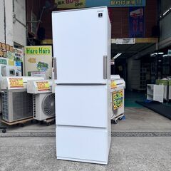 A7159【配送＆設置可能‼】シャープ 2021年製 SJ-GE35G 冷凍冷蔵庫 350L