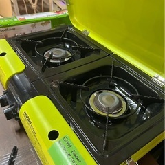 E0949 Iwatani 2口ポータブルカセットコンロ　　美品の画像