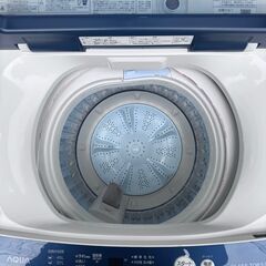 A7174【配達＆取付可能‼】アクア 全自動洗濯機 5.0kg 2019年製 AQW-BK50Gの画像