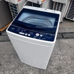 A7174【配達＆取付可能‼】アクア 全自動洗濯機 5.0kg 2019年製 AQW-BK50G