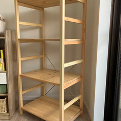 無印良品　パイン材ユニットシェルフ・５８ｃｍ幅