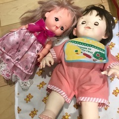 お話し中　ぽぽちゃん　おしゃべりベッド　メルちゃんぽぽちゃんセットの画像