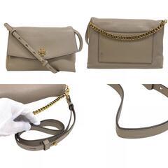 トリーバーチ Tory Burch ショルダーバッグ ロゴ 2WAY ハンドバッグ ベージュの画像