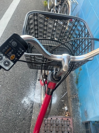 新基準PanasonicViVi 26インチ DX 赤色電動自転車