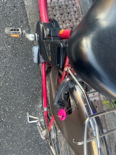新基準PanasonicViVi 26インチ DX 赤色電動自転車