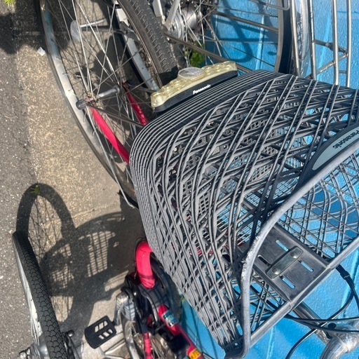 新基準PanasonicViVi 26インチ DX 赤色電動自転車