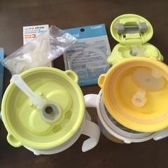 コンビ テテオマグ スパウト ストロー セットの画像