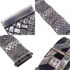 ボッテガヴェネタ BOTTEGAVENETA ブレスレット バイカラー ライン