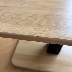 昇降式テーブル　ダイニングテーブル　高さ調整の画像