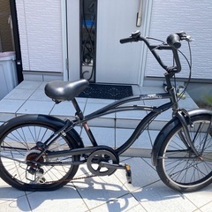 自転車ビーチクルーザー22インチ子供用　
