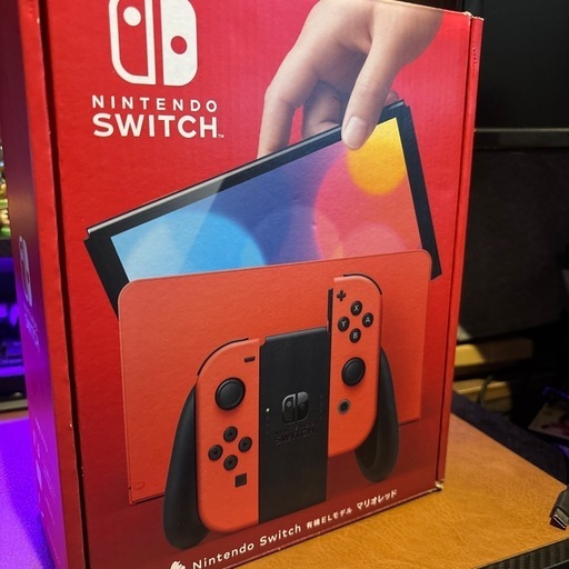 【本日限定】Nintendo Switch 有機EL マリオレッド 本体