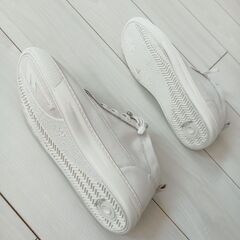 Round About☆ラインストーン ローカットスニーカー☆24.5cmの画像
