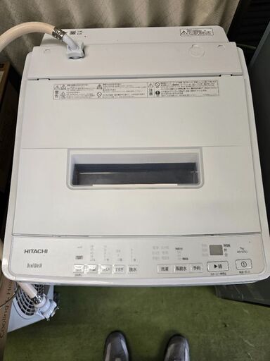 【完動品】HITACHI 全自動洗濯機ビートウォッシュ　BW-G70J