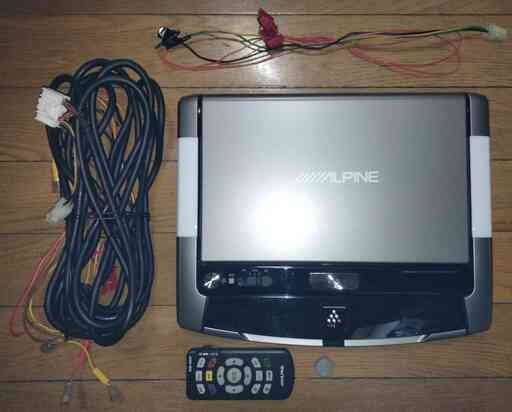 アルパイン フリップダウンモニター PSA10S-R-S プラズマクラスター LED液晶 ALPINE